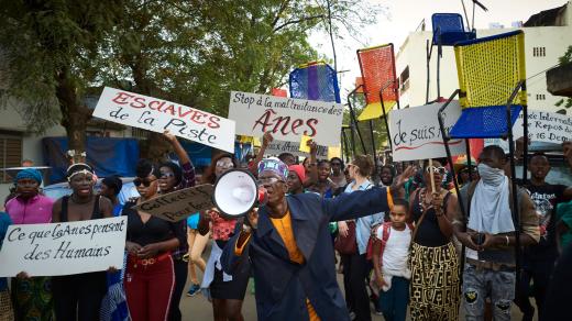 Divadelní festival "koteby" Les Praticables, Mali, 2019