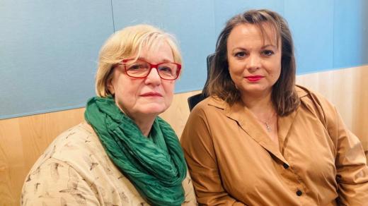 Porodní asistentky Blanka Čermáková a Mirka Tomická
