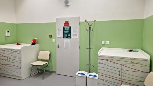 Dětská ambulance nemocnice v Havlíčkově Brodě