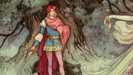 Král Václav IV. v jedné z Pohádek z Kunratického lesa dostane kouzelný sáček