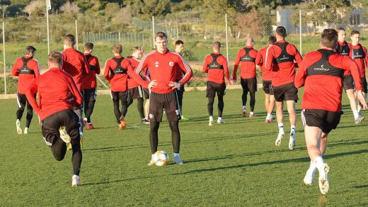 Fotbalisté Dynama České Budějovice na soustředění na Kypru