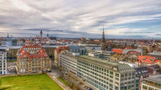 Saské město Lipsko (Leipzig)
