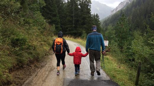 rodina, rodinný výlet, turistika s dětmi