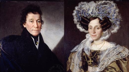 František Smetana a Barbora Smetanová, rodiče českého skladatele Bedřicha Smetany