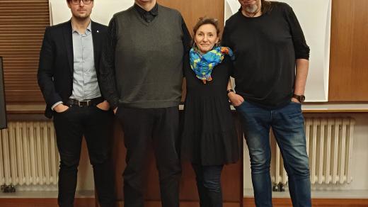 Dan Konczyna, Petr Veselka, Kateřina Huberová a Martin Rek