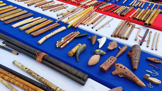 Nikolaj Tymčak se svojí sbírkou snaží zachovávat a často i obnovovat tradici pasteveckých píšťal