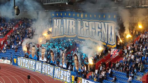 Fanoušci ostravského Baníku