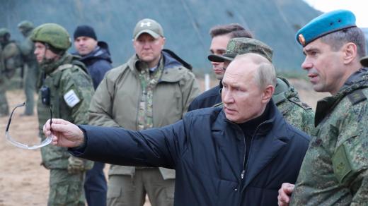 Putin navštívil vojenský výcvik mobilizovaných záložníků v Rjazani