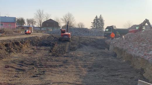 Ve Všechovicích na Přerovsku zahájili práce pro vznik bytového komplexu