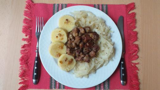 Výpečky s kedlubnovým zelím