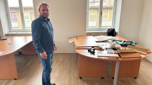 Vedoucí Centra denních služeb Michal Novotný
