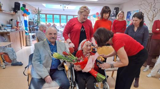 Marie Heinrichová, jedna z nejstarších obyvatel Písku