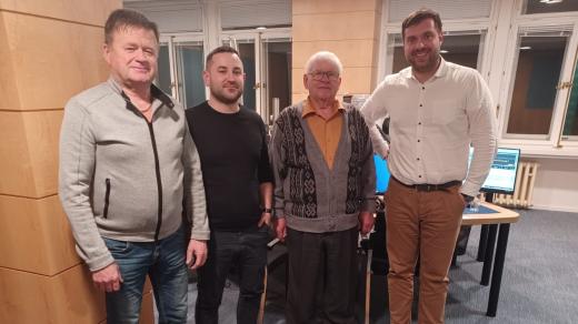 Zleva: Emil Hrubý, Vít Němeček, Antonín Hakala a Jiří Kokmotos