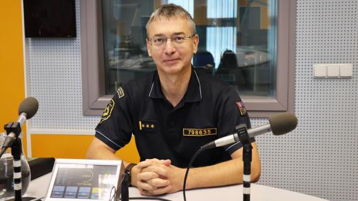 Český odborník v oblasti krizového řízení plk. Ing. Miroslav Lukeš z HZS Karlovarského kraje, který se před nedávnem vrátil z Bejrútu