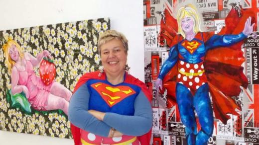Výtvarnice Kateřina Krausová teď tvoří ve stylu barokního pop artu