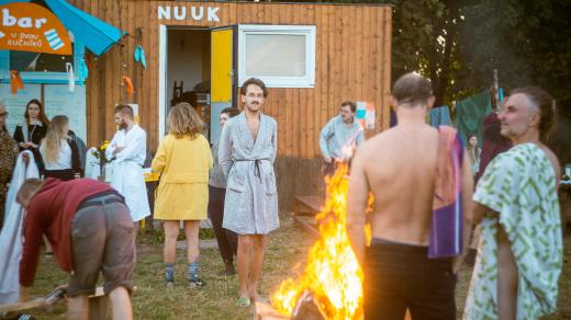 Ze saunového festivalu Hiki Joki. Zorganizovali ho kamarádky Natálií a Anetou ze sauny NUUK v Hradci Králové
