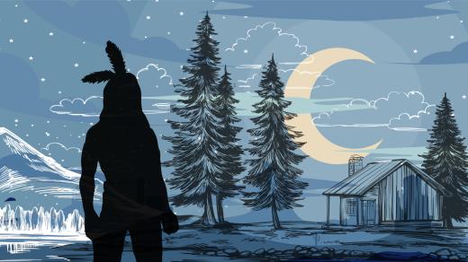 Co ukrývá chata v jezerní kotlině?