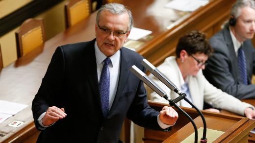 Miroslav Kalousek v Poslanecké sněmovně