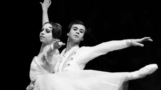 Lubomír Kafka a Jana Kůrová v baletu Louskáček