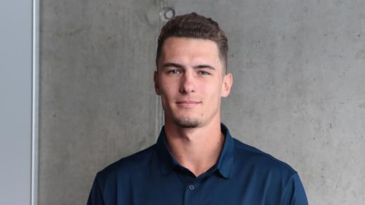 Baseballista Marek Chlup si povídal ve studiu Radiožurnálu Sport