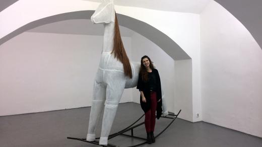 Z výstavy Karímy Al-Mukhtarové The Rooms v galerii FUTURA