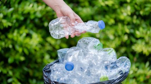 Vytřízené PET lahve