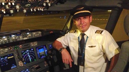 Profesionální pilot dopravních letadel Michal Souček