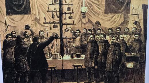 Rakousko-uherská polární výprava 1872-1874, poslední vánoce na lodi 1873