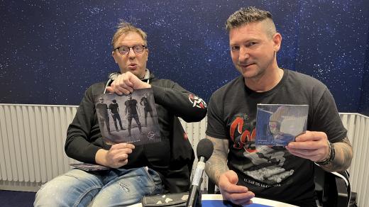 Jarda Mikoška (vlevo) a Jarda Bobowski z kapely Premier