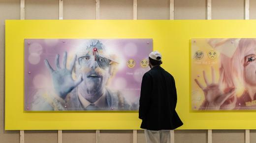 Z výstavy Digitální blízkost, Veletržní palác, 11. 11. 2021 až 10. 7. 2022