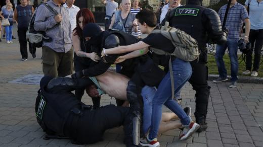 Protesty v Bělorusku