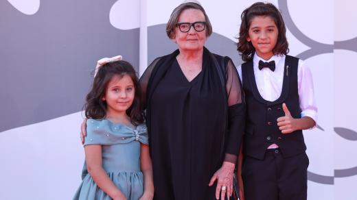 Polská režisérka Agnieszka Holland na filmovém festivalu v Benátkách