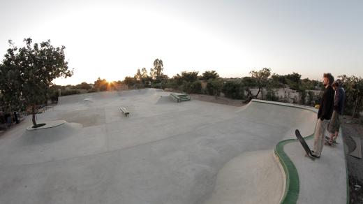 Skatepark v Africe, který Martin Loužecký stavěl