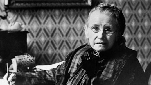 Eliška Krásnohorská, vlastním jménem Alžběta Pechová, v pozdním věku