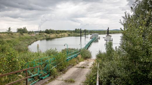 Odkaliště Mydlovary, retenční nádrž Fišar, ekologická zátěž