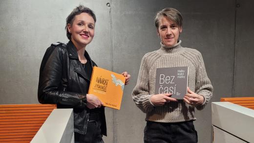 Marie König Dudziaková a Olga Škochová Bláhová v ArtCafé