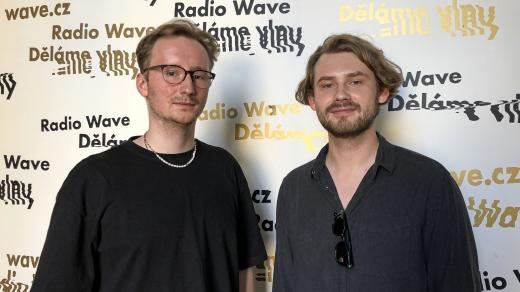 Anton Romanenko a Misha Kiristaev z kapely Page Turners