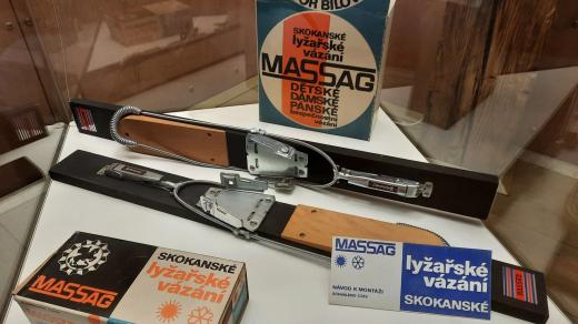 Výstava historie lyžařského vázání Kandahár v Muzeu Bílovec
