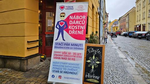 Nábor dárců kostní dřeně v Jihlavě