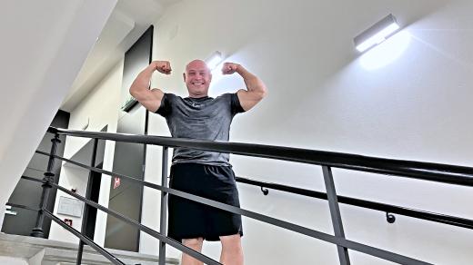 Hasič a kulturista Jan Garay