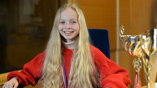 Dvanáctiletá krasobruslařka Jana Horčičková