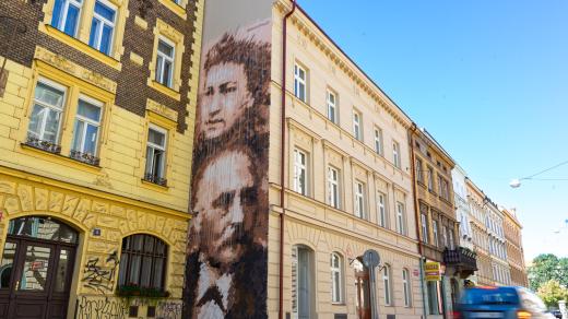 Tvůrčí dům zdobí mural art od Davida Strauzze