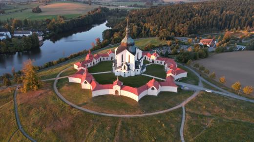 Zelená hora stavitele Jana Blažeje Santini-Aichela