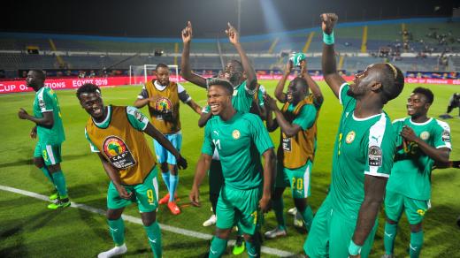 Senegalský fotbalový tým na Africkém poháru národů v roce 2019