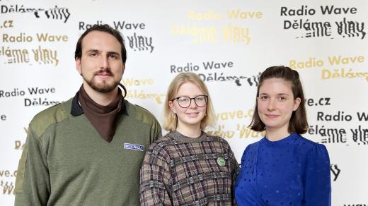 Jan Pospíšil (Medici na ulici), Magdaléna Středová (Fridays for Future) a Eliška Frešerová (Nahlas)