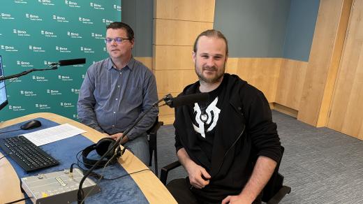 archeolog Petr Vachůt a historik Ctibor Ostrý