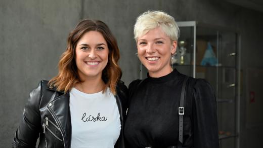 Plážové volejbalistky Barbora Hermannová a Marie-Sára Štochlová