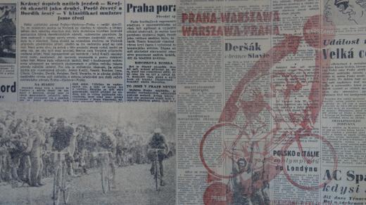 Závod míru v Rudém Právu v roce 1948