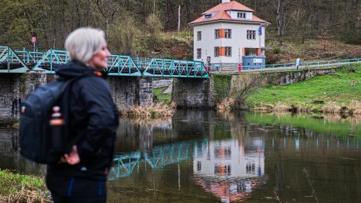 Budova správy Národního parku Podyjí, řeka Dyje