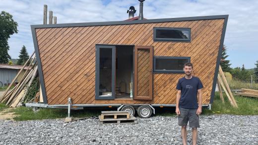 Honza Němec a tiny house